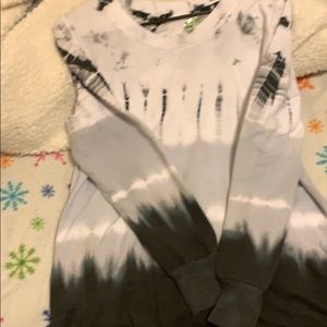 Tie-dyed longsleeve shirt